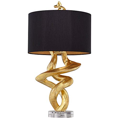 Kathy Ireland 87-6026-7L Tribal Impressions Gold Leaf Table Lamp thumb #2