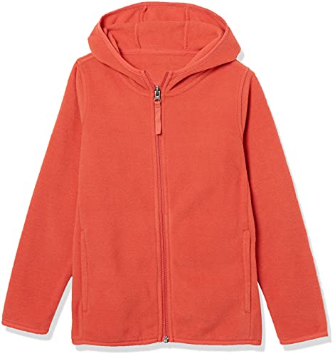Image of Amazon Essentials Boys and Toddlers' Polar Fleece Full-Zip Hooded Long Sleeve Insulated Coat Jacket