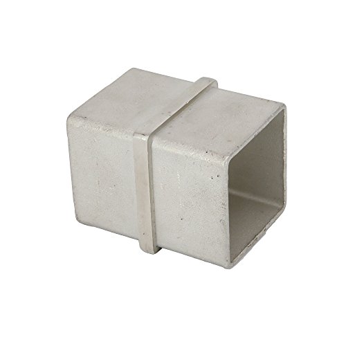 Stainless Steel 316 2-Way Structural Fitting Handrail Connector 180 Degree Flush Joiner For 2" Od Square Tubing #TOP3