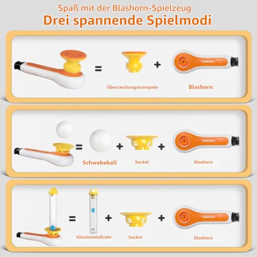TOP BRIGHT Kugel Blasen Spielzeug mit Musik, Motorikspielzeug ab 3 Jahre – Ansicht 8