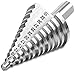 Pinava® HSS Stufenbohrer [10mm Schaft] - Passt in jedes Bohrfutter - Kegelbohrer Ø 5-35mm - Schälbohrer ideal für Metall, Holz, Kunststoffe - 13 Stufen Konusbohrer