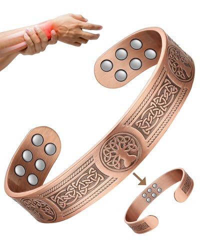 Bracelet en cuivre pour hommes et femmes HHRFCS aux finitions artisanales de luxe
