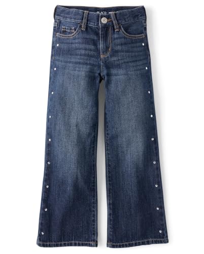 Image of The Children's Place Girls' Wide Leg Jeans