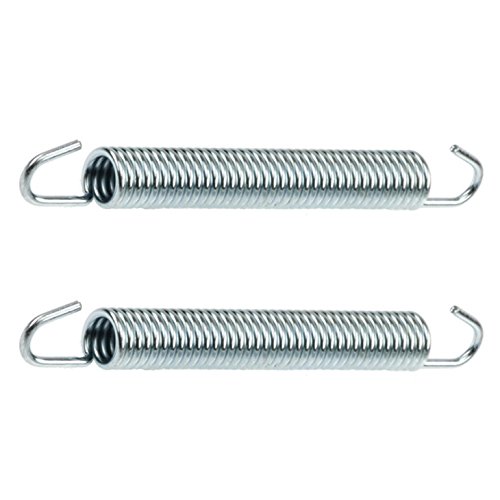 RFX FXES 10083 00SV - Muelles de escape estándar, par universal, plateado, 83 mm