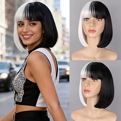 With bangs-Black and White