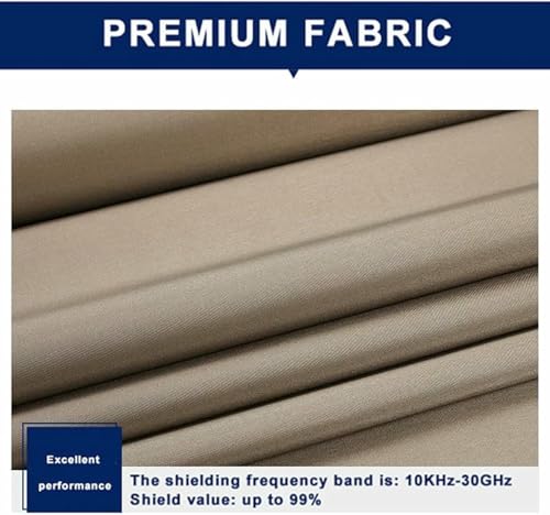 Tela protectora Faraday para bloqueo de radiación EMF miniatura 5