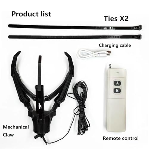 Drone remote control intelligent mechanical claw/hook air releaser pick-up device fishing cast bait fixed-point drop device for DJI drone (We don't sell drones) - Image 6