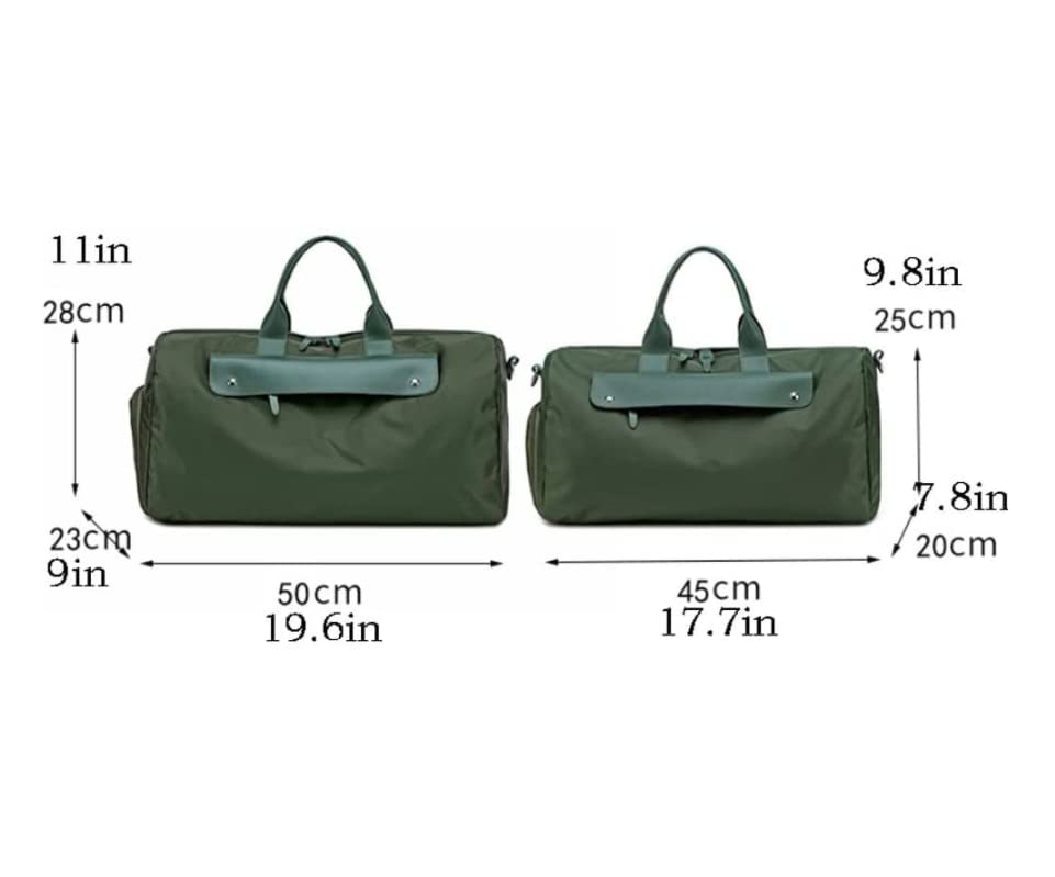 Borsoni da viaggio Borsone da viaggio in tessuto Oxford con tasca bagnata e scomparto per scarpe Borsa da allenamento fitness Borsa da palestra impermeabile per uomini e donne per i viaggi e lo sport