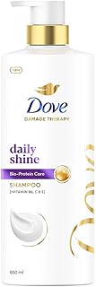 Dove Daily Shine Shampoo 650 ml|| For Damaged or Frizzy Hair|| Makes Hair Soft|| Shiny And Smooth - Mild Daily Shampoo for...