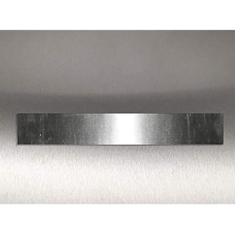 Streifenelektrode, Nickel-Anode/Elektrode/Blech 25 x 150 mm, Reinnickel, als Anode/Elektrode (2,5 x 15 cm) für Nickelelektrolyt/Galvanik, Vernickeln, Nickelanode, Plattenelektrode S Cover
