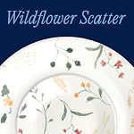 Ensembles de vaisselle en verre Corelle Vitrelle de 18 pièces, service pour 6, assiettes et bols en verre résistant aux éclats et aux fissures, Wildflower