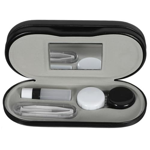 Porte-lentilles cosmétiques et petit étui à lentilles de contact pour sac à main