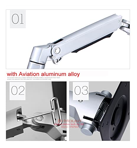 Brazo mecánico de pared para monitor de 15 a 32 pulgadas ideal para teletrabajo 4