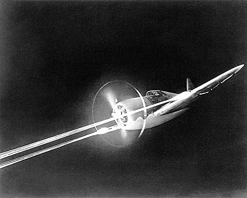P-47 Thunderbolt in Flight w/Tracers 11x14 Photograph Photo Print