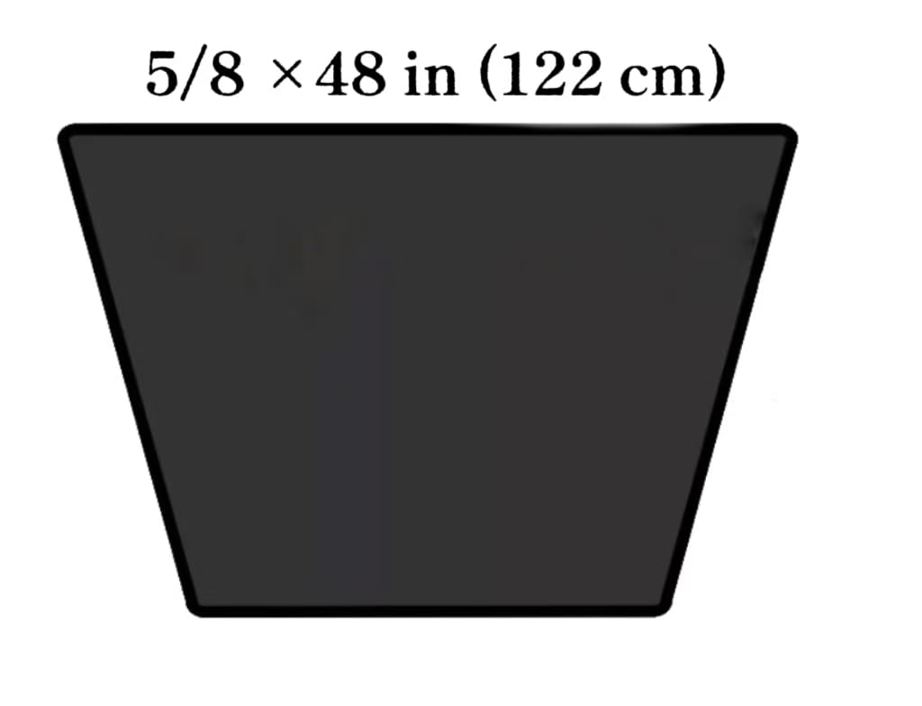 B45/5L480, B45 Belt, 5L480 Belt, B45 V-Belt, 5L480 V-Belt,B45 or 5L480 Belts, 5/8 x 48in 2 Pcs