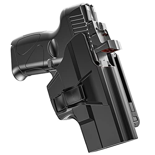 Holsters for Taurus Millennium G2C G2 G3C PT111 PT132 PT138 PT140 PT145 PT745(Not Pro), Tactical OWB Open Carry Belt Holster with Index Release Button 60Â° Adujstable Cant, Right-Handed