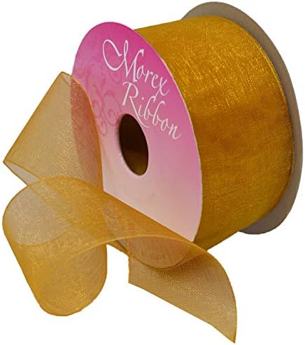 Morex Ribbon Ruffle Amazon.com: Morex Ribbon Sheer Organza Ribbon, 1.5 inch by 25 yards ...