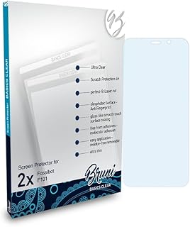 Bruni Screen Protector compatible with Fossibot F101 Protector Film, crystal clear Protective Film (2X)