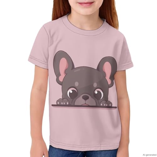 Image of WELLFLYHOM Kids Tshirts Girls Boys Short Sleeve Crewneck Tees Shirts Casual Sport Pullover Tops Size 3-16 Years