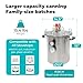 14.8 Quart Pressure Canner Cooker for Home Canning — Triple Safety System Stainless Steel Canning Pot for Pint and Quart Jars — Electric, Gas, Induction, Glass Top Stoves Compatible