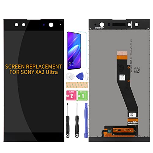 Kit de remplacement pour écran tactile LCD Sony Xperia XA2 Ultra H4213 H4233 H3213 H3223 Noir Sans cadre