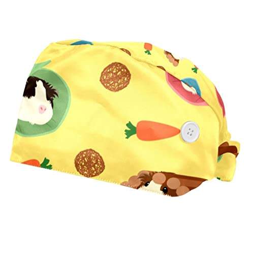Chapeaux bouffants avec bandeau anti-transpiration JDEZ 2PCS