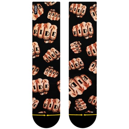 MERGE4 Rick Thorne Fist Bump Tall Socks for Men and Women Skate Compression Knee High Socks2