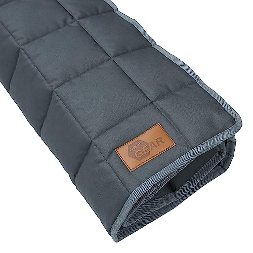 your GEAR Lana Hundematte XXL 90x60 cm – Hundedecke für große Hunde waschbar 60°C – Wasserdicht & Robust – Baumwolle Hundekissen – Auto Kofferraummatte Sofaschutz – XXL Haustiermatte
