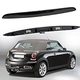 Black Rear Trunk Hatch Handle with Lamp/Tailgate Trim Lid Trunk Liftgate Pull Handle Compatible with BMW Mini Cooper R56 R57 Series 2005-2015, Replaces# 51132753603.Backhatch Release Handle(Black)