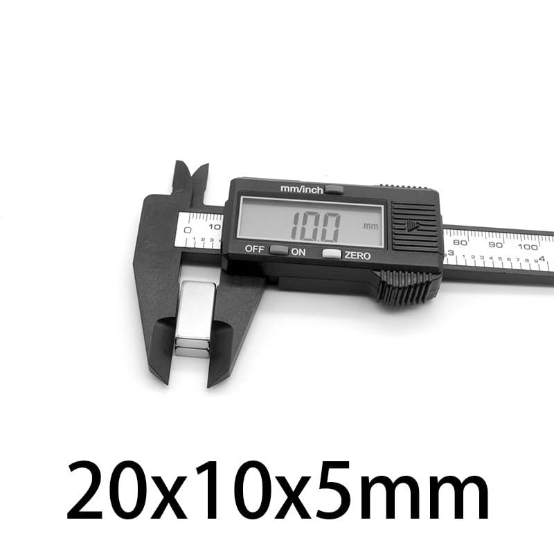 5-50PCS 20x10x5mm Quadrate Magnetic Permanent 20mmx10mmx5mm Neodymium 20 * 10 * 5 Block Search Magnet(10 pcs)