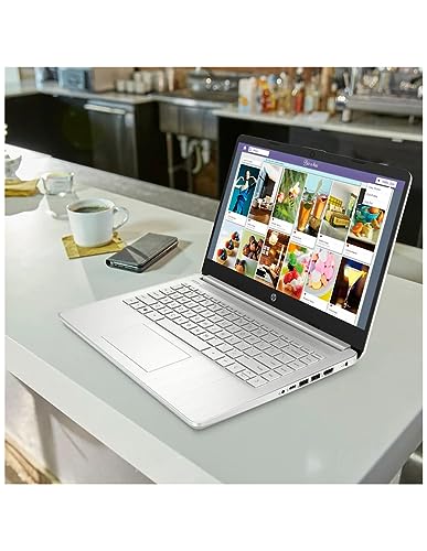 Image of HP 14 inch FHD Laptop , AMD Ryzen 3-3250, 4GB RAM, 128GB SSD, Silver, Windows 11 (S mode)