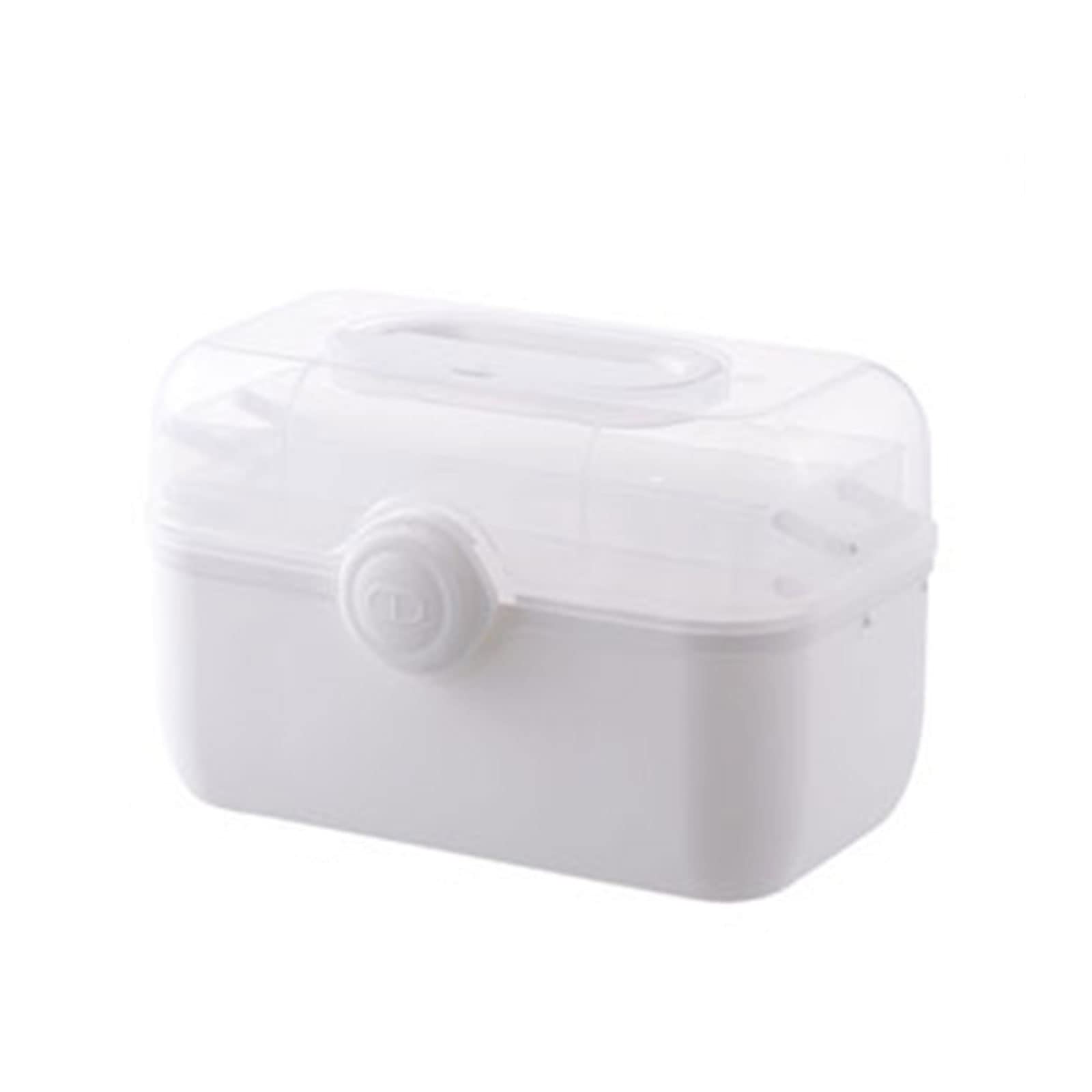 HDOYTXXM Medicine Storage Box with Handle Multipurpose Household for Schol Item Organization Supplies Medicine Storage Travel