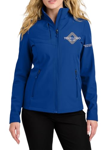 INK STITCH Women L720 Custom Embroidery Add Logo Texts C-Free Recycled Soft Shell Jackets