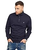 JACK & JONES Herren Sweatshirt LANDRO Infinity Pullover Troyer (L, Perfect Navy)