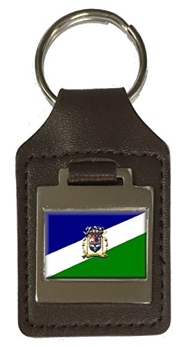 Porte-clés en cuir gravé Sao Francisco De Itabapoana ville