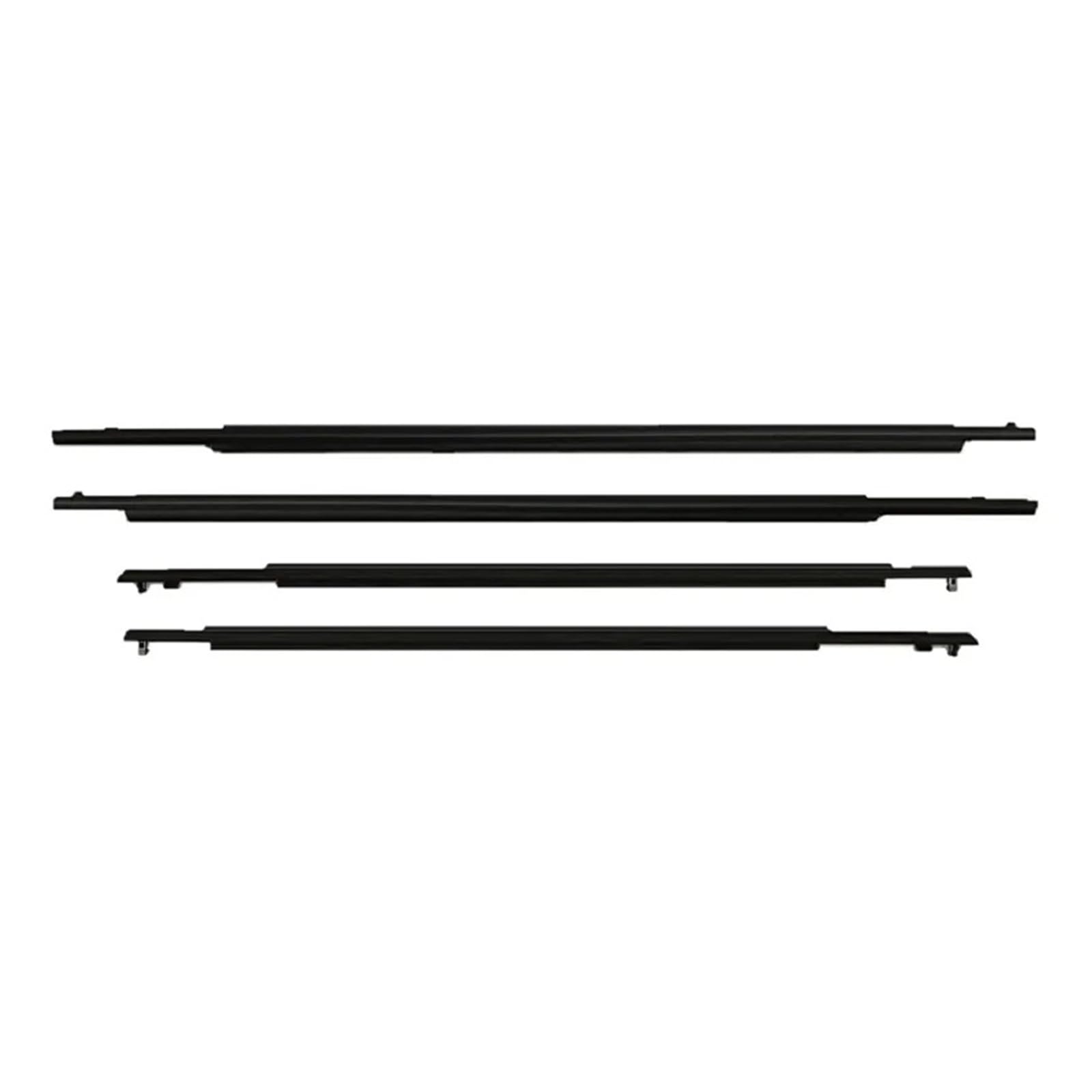 Watjcse One Color Car Window Outer Weatherstrip Side Door Glass Rubber Belt Moulding Sealing Strip Compatible With Toyota Prius 2010-2015