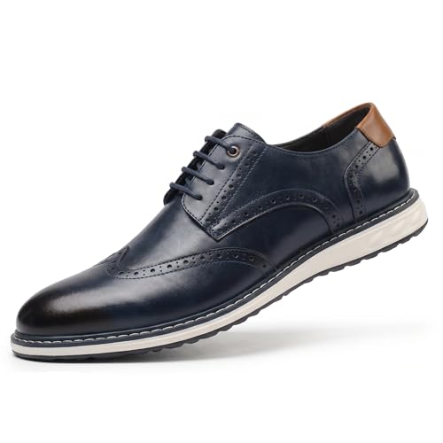 Image of Coramtty Men Casual Arch Support Oxford Shoes Formal Sneakers