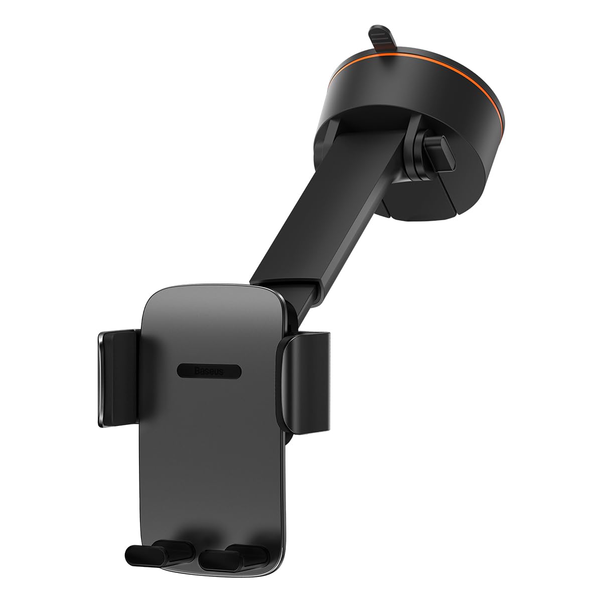 Baseus Easy Control Clamp Car Phone Holder, Adjustable Car Phone Mount Cradle 360° Rotation One Button Release Strong Sticky Gel Pad Phone Stand for iPhone 15 14 13 12 11 XS X 8 7 6, Samsung S23 Ultra