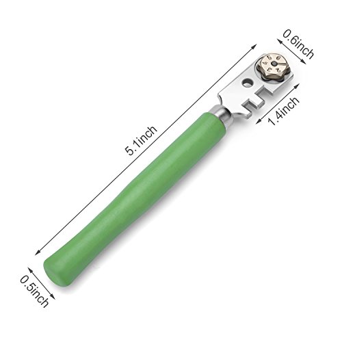 Agptek HS0152 Professional Grade Glass Cutter Tool (6 Way Cutting Wheel) - Perfect For Cutting & Scoring Glass Bottles thumb #4