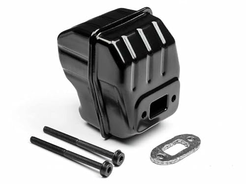 Kktt15483 Rear Exhaust Pipe Box 1/5 Scale Rc Car Engine Rovan Km Losi 5Ive-T Baja For Hpi Racing #15483 High Flow Exhaust Muffler (Fuelie Engine) Fuelie Engine / Baja #TOP1