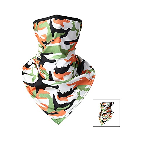 VOANZO 2 Pcs Outdoor Multifunctional Sports Ice Silk Breathable Anti-dust Sun Protection Half Face Mask Headscarf - Image 2