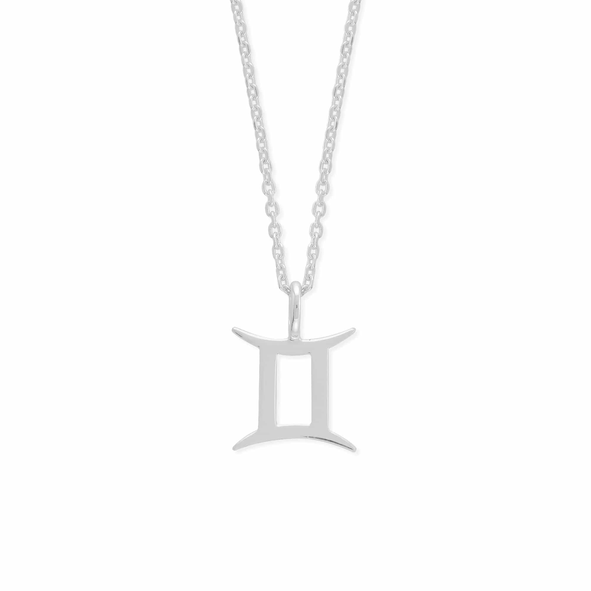 Jewelry Sterling Silver Zodiac Sign Pendant Necklace, 18 Inches