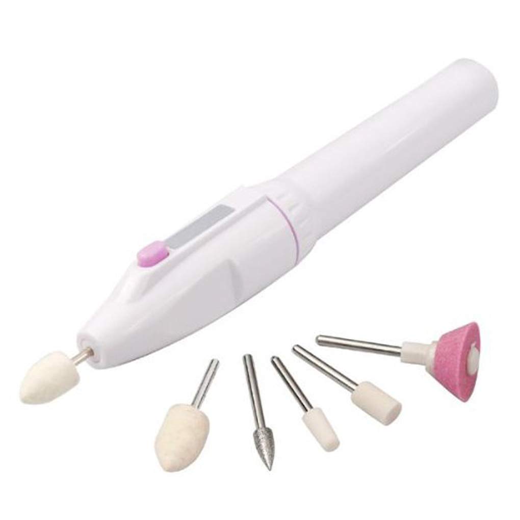 AnHua Upscale 5 in 1 Manicure Combination Nail Trimming Kit Electric Salon Shaper Pedicure Polish Tool New Multifunctional Nail Art