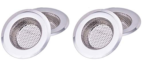 Keuken wastafel Strainer, ANCOZ roestvrij staal wastafel stoppers (Geschikt voor afvoer Diameter 3.3"-3.7") 4 pcs