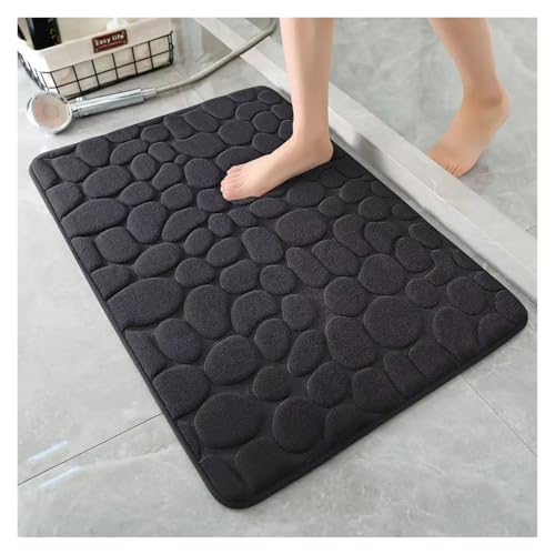 3D�m���X���b�v�o�X���[���}�b�g�o�X�}�b�g�z�����h�A�}�b�g�J�[�y�b�g�Ώ�G���{�X�h�A�t���A�}�b�g����@�􂢉\������(Black,50cm x 80cm)