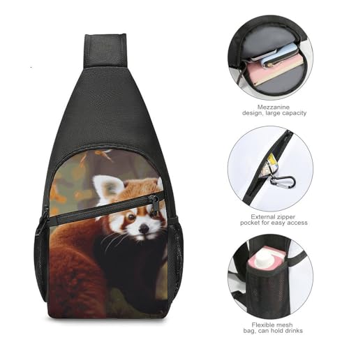 Mochila tipo bandolera casual para senderismo y viaje miniatura 5