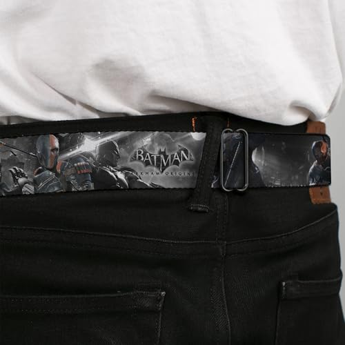 DC Comics Seatbelt Buckle Belt Batman Arkham Origins Deathstroke Batman Battle4