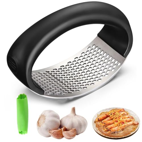 2026 Upgraded Stainless Steel Garlic Crusher - Garlic Crusher, Home