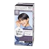 Kao Liese Shokunin Creamy Bubble Hair Color Midnight Ash, 3.65 Fl Oz/108ml, For Black Hair