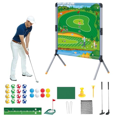 Entraînement de golf dans le jardin avec ce jeu de fléchettes amusant